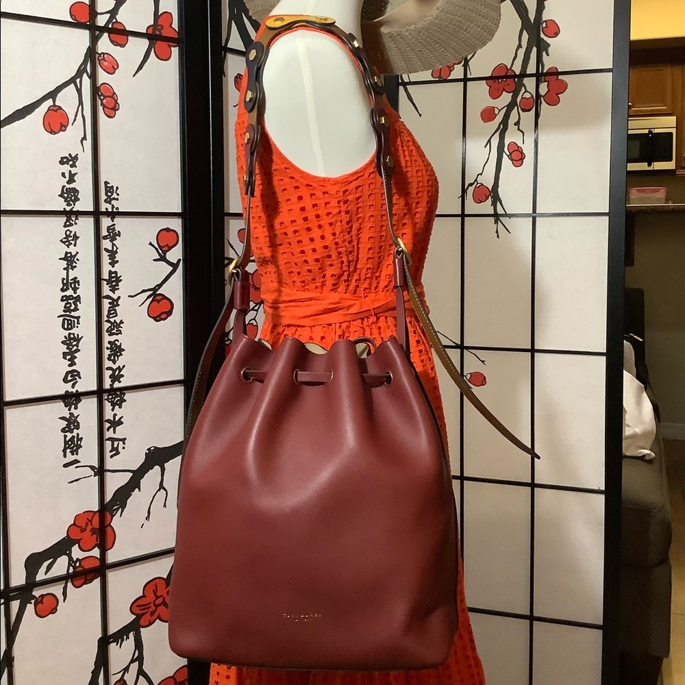 Tory Burch basket bag multi color leather